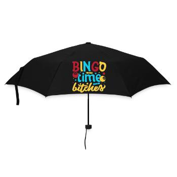 Bingo Game Bingo Time Bitches Bingo - Umbrella (small) - black - Front