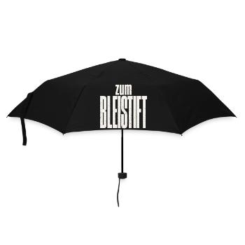 Zum Bleistift - Regenschirm (klein) - Schwarz - Vorne