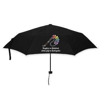 Erzieher Dompteur Kindergarten Beruf - Regenschirm (klein) - Schwarz - Vorne