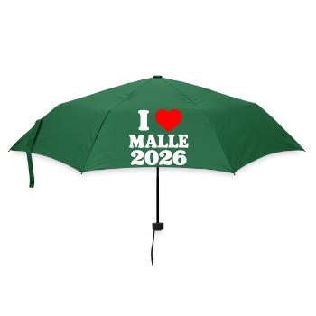 I love Malle 2026 - Regenschirm (klein) - Flaschengrün - Vorne