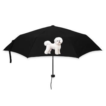 Realistic Bichon Frise - Umbrella (small) - black - Front