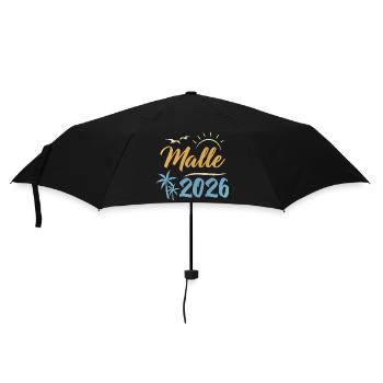 Malle 2026 - Parapluie standard - noir - Devant