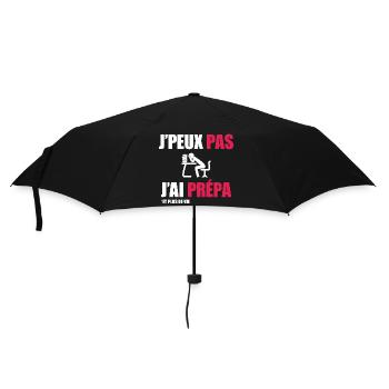 J'peux pas j'ai prépa - Parapluie standard - noir - Devant