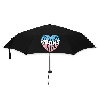 Pride Month LGBT – Schütze trans Kinder - Regenschirm (klein) - Schwarz - Vorne