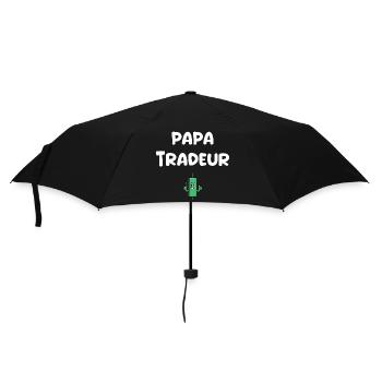 PAPA TRADEUR - Parapluie standard - noir - Devant