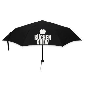 Kitchen Crew Chef Gastro Restaurant Chef's Hat - Umbrella (small) - black - Front