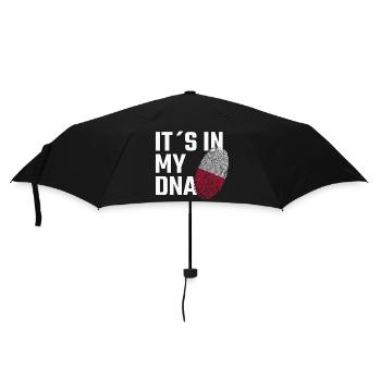 IT’S IN MY DNA – Polen Humor - Regenschirm (klein) - Schwarz - Vorne