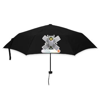 NOAI-Bug - Regenschirm (klein) - Schwarz - Vorne