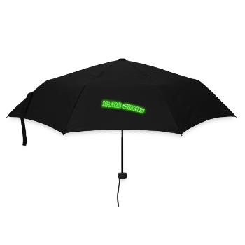 Plus de vert - Parapluie standard - noir - Devant