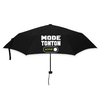 Mode tonton activé - Parapluie standard - noir - Devant