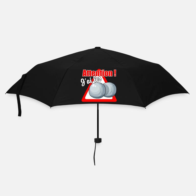 Balls! - Regenschirm (klein) - Schwarz