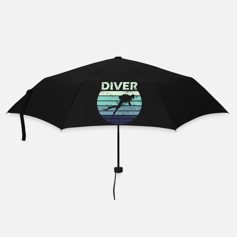 Plongée plongée - Parapluie standard - noir