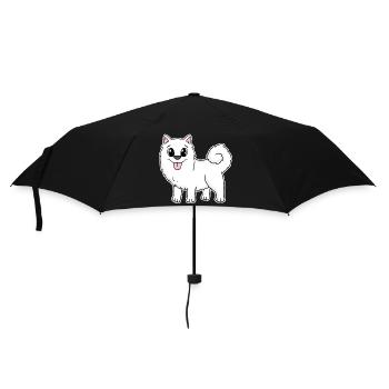 Samoyède Chien Races Chiens Chiens - Parapluie standard - noir - Devant