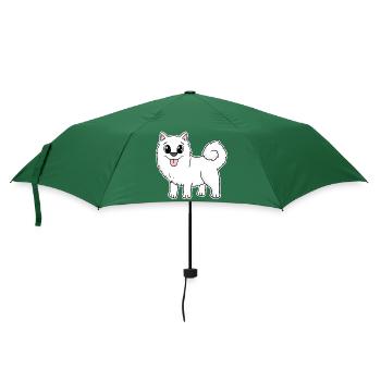 Samoyed Dog Breeds Dog Dogs - Umbrella (small) - bottlegreen - Front
