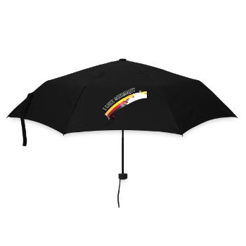 i like Germany with Milk - Regenschirm (klein) - Schwarz - Vorne