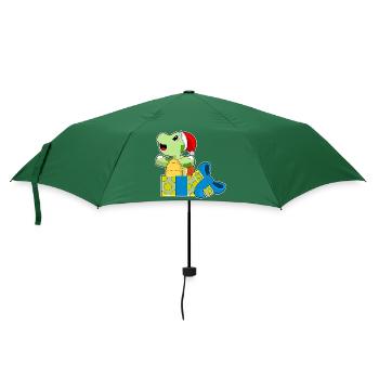 Turtle Christmas Packages - Umbrella (small) - bottlegreen - Front