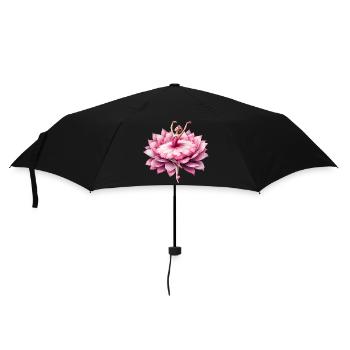 Danseuse de ballet avec tutu - Parapluie standard - noir - Devant