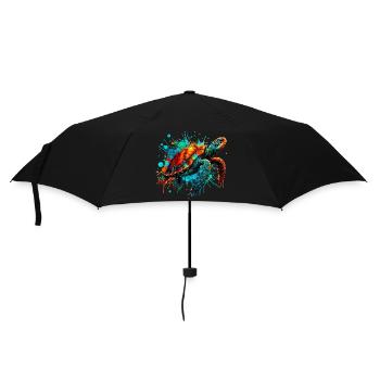 Tortue - Parapluie standard - noir - Devant