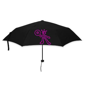 rave DJ - Umbrella (small) - black - Front