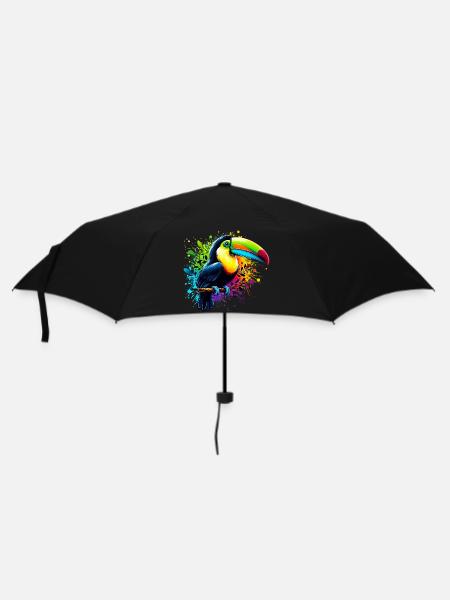 Tukan - Regenschirm (klein) - Schwarz