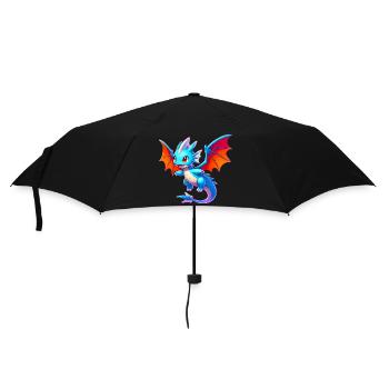 Dragon - Umbrella (small) - black - Front
