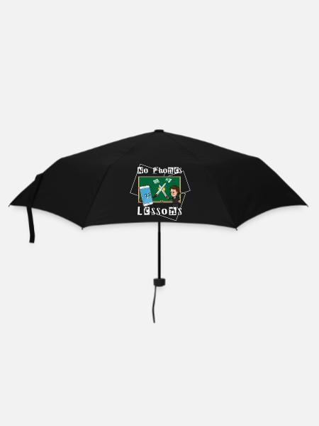 Pas de téléphone dans mes cours - Parapluie standard - noir