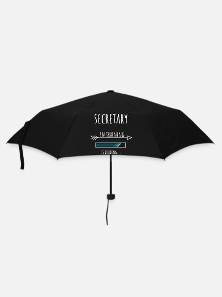 Secretary Geschenk Beruf Ausbildung Sekretär - Regenschirm (klein) - Schwarz