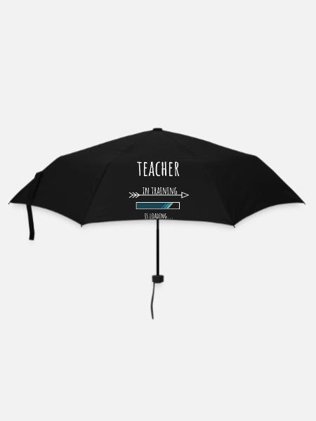 Teacher Gift Profession Training Teacher - Umbrella (small) - black