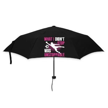 Football Gardien de but Gardien de but Football féminin - Parapluie standard - noir - Devant