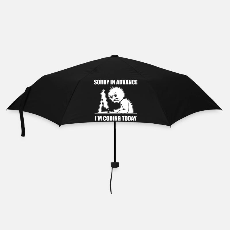 Proud software developer for programming students - Umbrella (small) - black