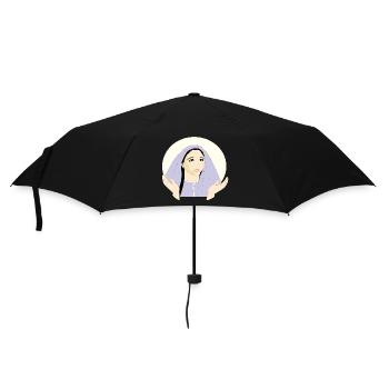 MARY St. Mary | Convent Woman | Woman with headscarf - Umbrella (small) - black - Front