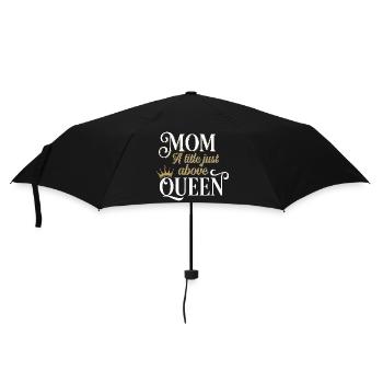 Mère Reine – Titre ci-dessus - Parapluie standard - noir - Devant