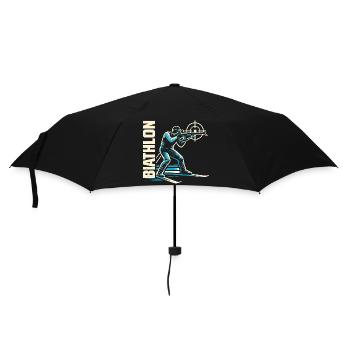 Cadeau de Biathlon Passion Lover - Parapluie standard - noir - Devant