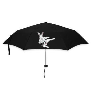 Rabbit Karate Martial Arts - Umbrella (small) - black - Front