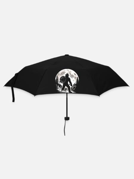 Bigfoot Feuerwehrmann - Regenschirm (klein) - Schwarz