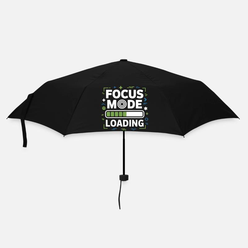 Focus Mode Loading ADHD Chaos - Umbrella (small) - black