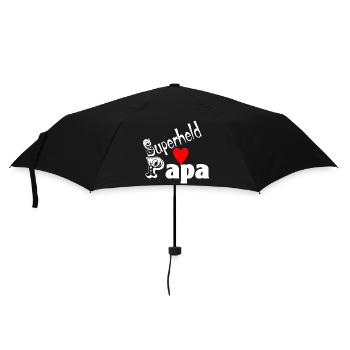 Papa super-héros de la fête des pères - Parapluie standard - noir - Devant