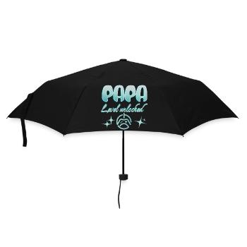 Papa Gamer Level unlocked - Umbrella (small) - black - Front