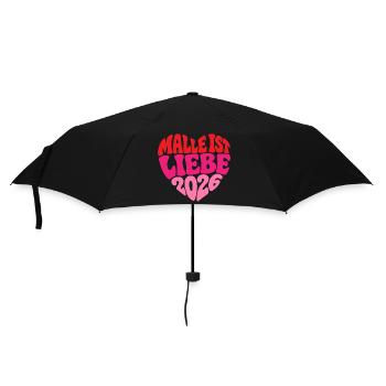 Malle 2026 Malle is love 2026 - Parapluie standard - noir - Devant