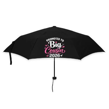 Adorable Cousin Design Hearts and Stars - Umbrella (small) - black - Front