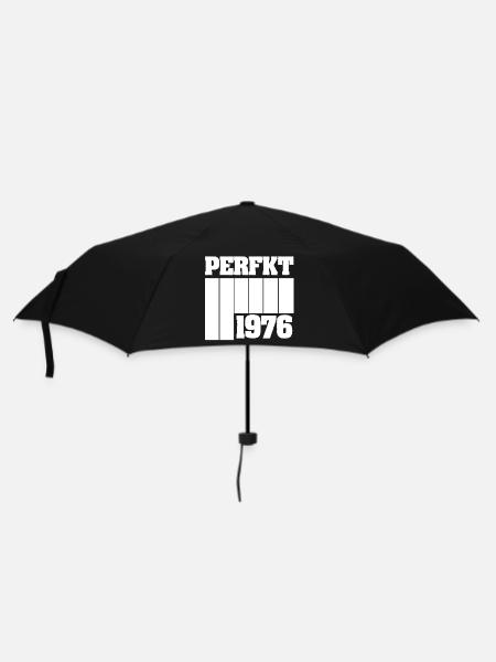 Einzigartig 1976 - Regenschirm (klein) - Schwarz