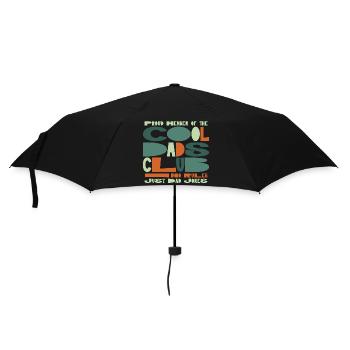 Cool Dads Club - Papa Vatertag Geschenk - Regenschirm (klein) - Schwarz - Vorne