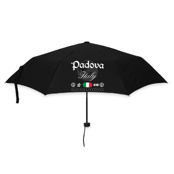 Padua Italien Streetwear Reise Souvenir - Regenschirm (klein) - Schwarz - Vorne