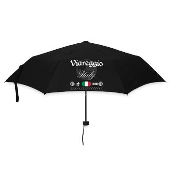 Viareggio Italien Streetwear Reise Souvenir - Regenschirm (klein) - Schwarz - Vorne