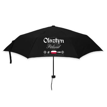 Olsztyn Poland Streetwear Travel Souvenir - Umbrella (small) - black - Front