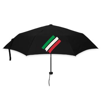 Italien Streifen - Regenschirm (klein) - Schwarz - Vorne