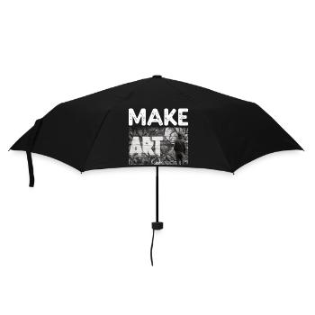 Make Art - Umbrella (small) - black - Front