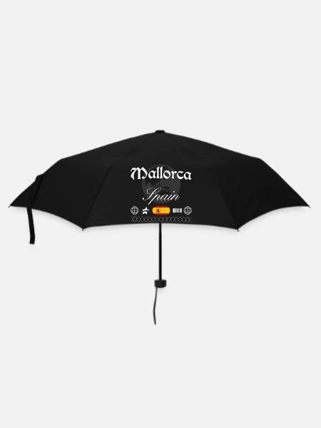 Mallorca Spanien Streetwear Reise Souvenir - Regenschirm (klein) - Schwarz