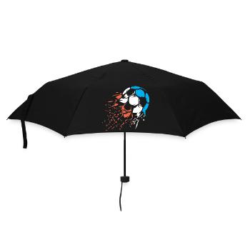 Explosion de ballon avec l’équipe de France en Coupe du Monde - Parapluie standard - noir - Devant