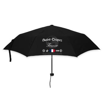 Saint-Tropez Frankreich Streetwear Reise Souvenir - Regenschirm (klein) - Schwarz - Vorne